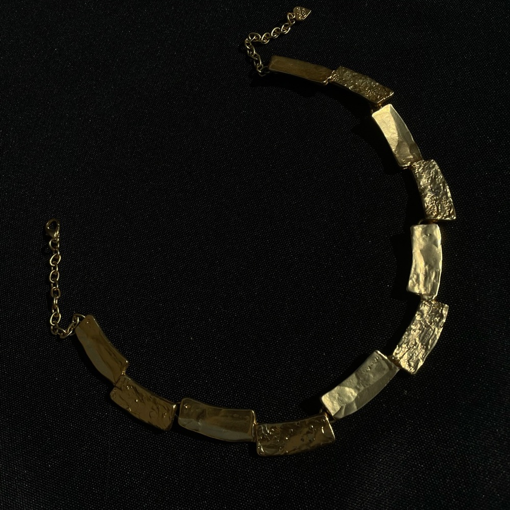 Dolce Vita Textured Gold Necklace